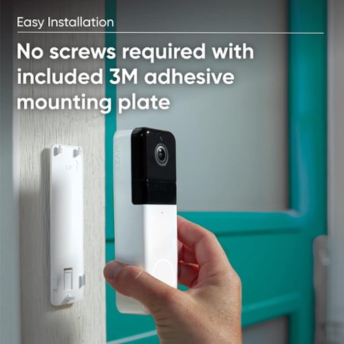 Wyze Battery Video Doorbell Camera Pro - White/Grey SHOP ONLINE