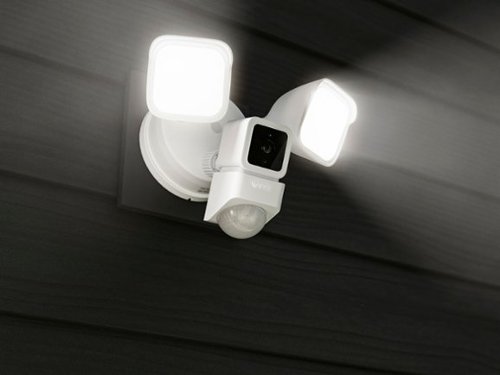 Wyze Wired Outdoor Wi-Fi Floodlight Home Security Camera - White WHERE TO BUY