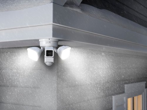 Wyze Wired Outdoor Wi-Fi Floodlight Home Security Camera - White SHOP ONLINE