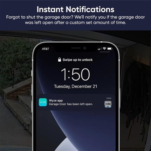 Wyze Indoor/Outdoor Wireless 1080p HD Smart Garage Door Opener and Security Camera - White WHERE TO BUY