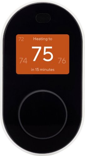 

Wyze - Smart Programmable Thermostat with Alexa and Google Assistant - Black