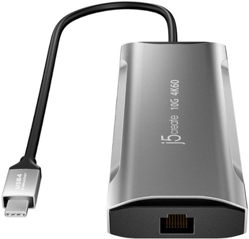j5create - 4K60 Elite USB-C 10Gbps Travel Dock - Space Grey