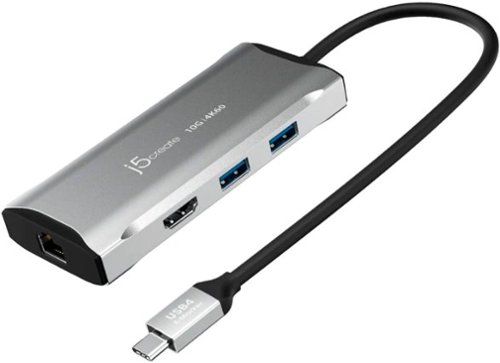 j5create 4K60 Elite USB-C 10Gbps Travel Dock - Space Grey WORLDWIDE DELIVERY