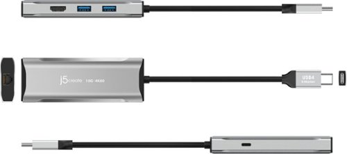 j5create 4K60 Elite USB-C 10Gbps Travel Dock - Space Grey BUY ONLINE