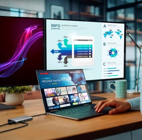 j5create 4K60 Elite USB-C Triple-Monitor 10Gbps Mini Dock - Space Gray SHOP ONLINE