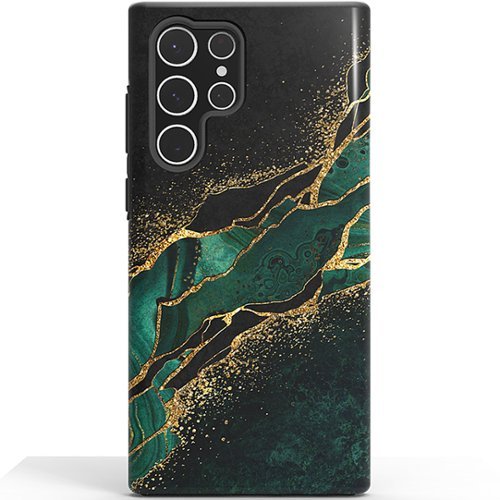 

ArtsCase - StrongFit Designers Case for Samsung S22 Ultra - Emerald Pool / Green