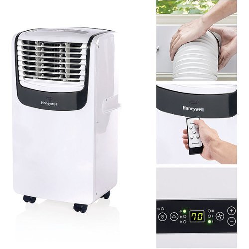 Photos - Air Conditioner Honeywell  450 Sq. Ft. Portable  with Dehumidifier - White 