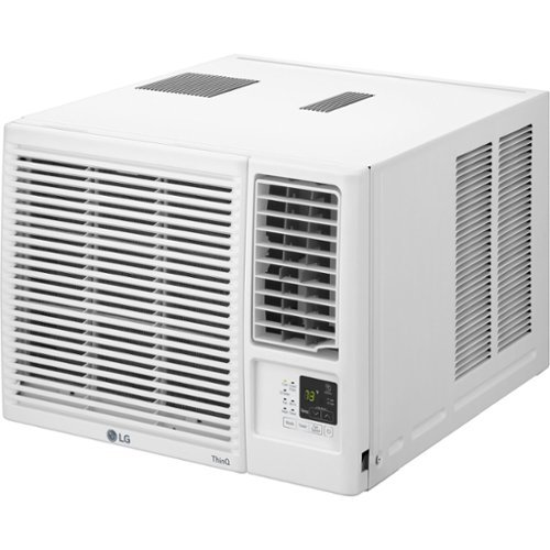 LG - 1400 sq. ft. 23,000 BTU 230V Smart Window Air Conditioner with Heat - White