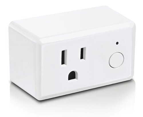 Image of FEIT ELECTRIC - Indoor Smart Wi-Fi Single Outlet Wall Plug - White