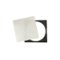 Square Grille for MartinLogan MC4 Speaker - Paintable White-Front_Standard