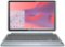Lenovo - IdeaPad Duet 3 Chromebook 2-in-1 Laptop - 11" 2K Touchscreen - Snapdragon 7cG2 - 4G RAM - 128G eMMC - Keyboard - Misty Blue-Front_Standard