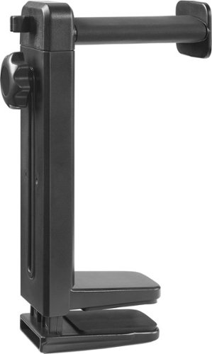Best Buy essentials™ Universal Headset Stand with Hanger - Black WORLDWIDE DELIVERY