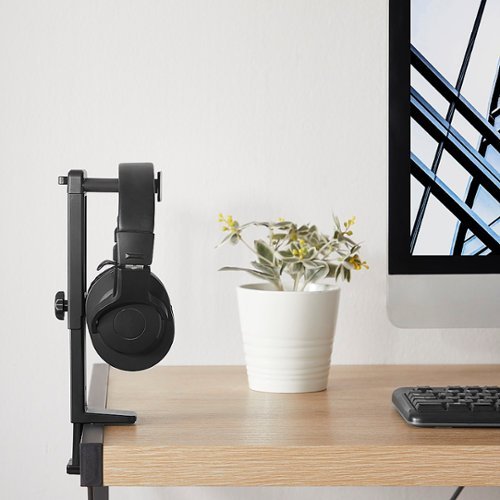 Best Buy essentials™ Universal Headset Stand with Hanger - Black BUY IN EUROPE