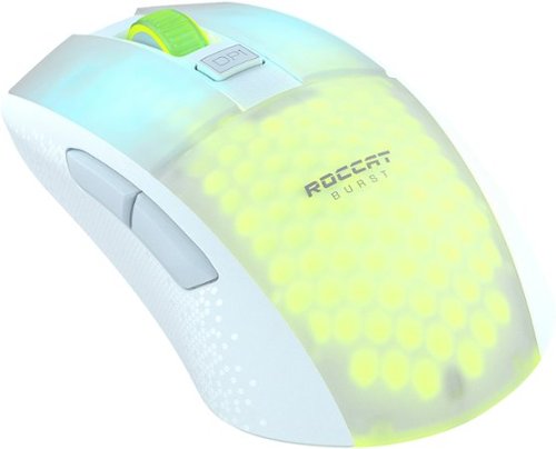 ROCCAT Burst Pro Air Lightweight Wireless Optical Gaming Ambidextrous Mouse with AIMO Lighting - Wireless - White WORLDWIDE DELIVERY