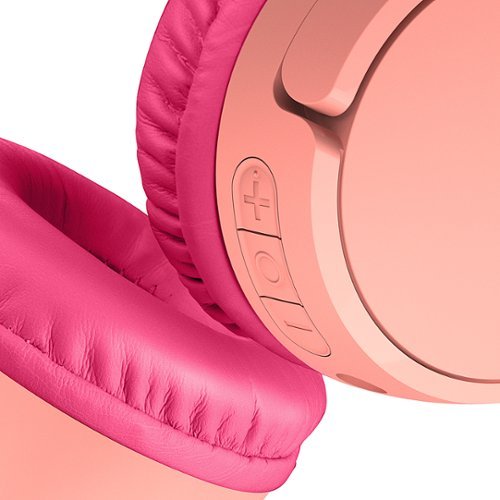 Belkin SoundForm™ Mini Volume-Limited Wireless On-Ear Headphones for Kids - Pink WHERE TO BUY