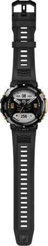 Amazfit T-Rex 2 Outdoor Smartwatch 35.3mm Polymer Alloy - Astro Black and Gold GLOBAL SHIPPING