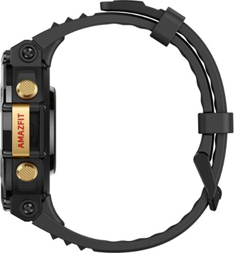 Amazfit T-Rex 2 Outdoor Smartwatch 35.3mm Polymer Alloy - Astro Black and Gold HOW TO BUY