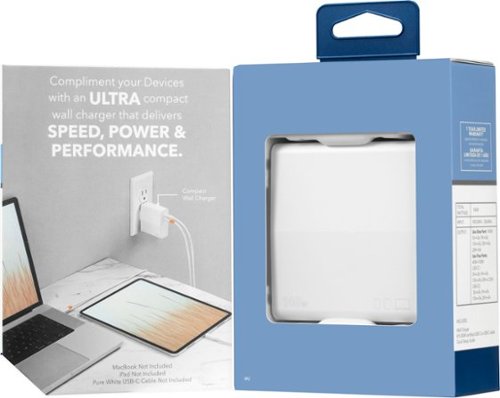 Insignia™ 140W Dual Port USB-C Compact Wall Charger Kit for MacBook Pro 16”, Smartphone, and Tablet - White SHOP ONLINE