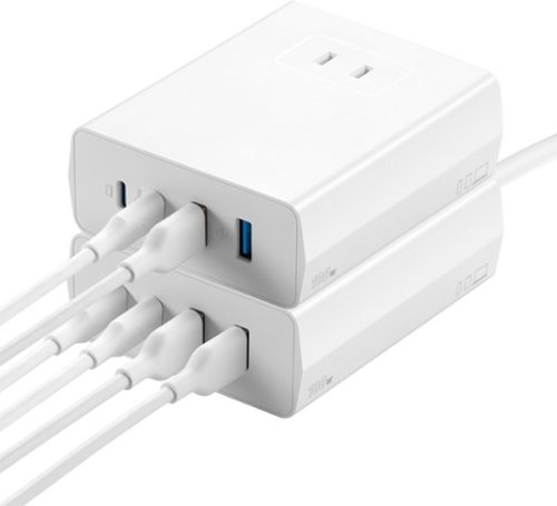 Insignia™ 100W 4-Port USB and USB-C Desktop Charger Kit for MacBook Pro, Smartphone, Tablet and More - White BUY IN AUSTRALIA