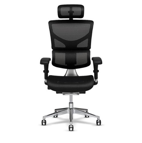 X-Chair - X2 Wide Seat Mangagement Chair with Headrest - Black