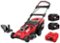 Skil - 20-Volt PWR CORE 20 18-Inch Push Lawn Mower (2 x 4.0Ah Batteries and 1 x Dual Port Charger) - Red/Black-Front_Standard