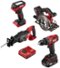 Skil - PWR CORE 20 Brushless 20V 4-Tool Kit: Drill Driver, Reciprocating Saw, Circular Saw and LED Light - Red/Black-Angle_Standard