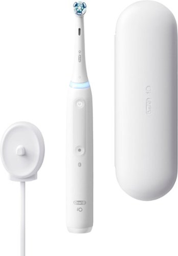 Oral-B iO Series 4 Rechargeable Electric Toothbrush w/Brush Head - White GLOBAL SHIPPING