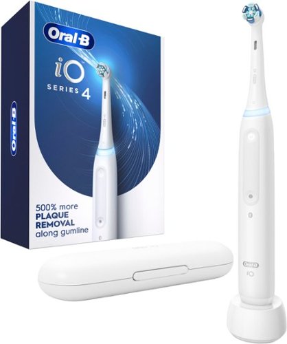 Oral-B iO Series 4 Rechargeable Electric Toothbrush w/Brush Head - White BUY IN MIDDLE EAST