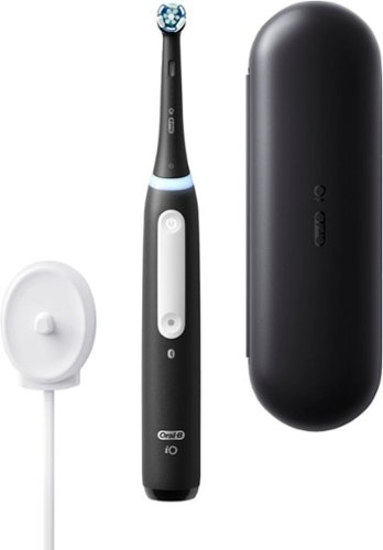 Oral-B iO Series 4 Rechargeable Electric Toothbrush w/Brush Head - Black SHOP ONLINE