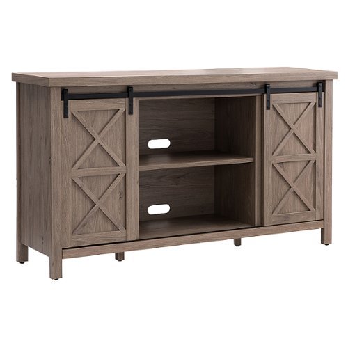 Camden&Wells - Elmwood TV Stand for Most TVs up to 65" - Antiqued Gray Oak