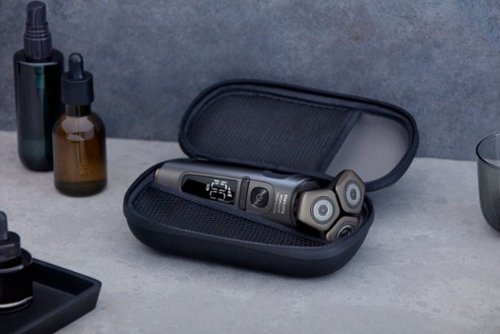 Philips Norelco 9000 Prestige Shaver with Qi Charging Pad and Premium Case - Black WORLDWIDE DELIVERY