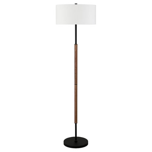 

Camden&Wells - Simone Floor Lamp - Blackened Bronze/Rustic Oak