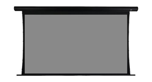 Elite Screens - Saker Tab-Tension CineGrey 120" Home Theater Motorized Projection Screen - Black