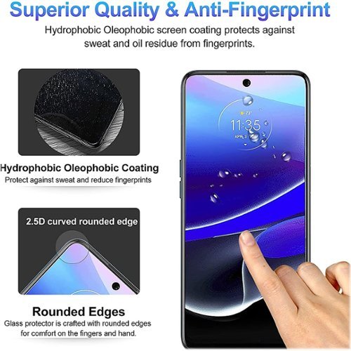 SaharaCase ZeroDamage Ultra Strong+ Tempered Glass Screen Protector for Motorola Moto G Stylus 5G (2-Pack) - Clear WORLDWIDE DELIVERY