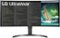 LG - 35" LED Curved UltraWide QHD 100Hz AMD Freesync Monitor with HDR (HDMI, DisplayPort, USB) - Black-Front_Standard