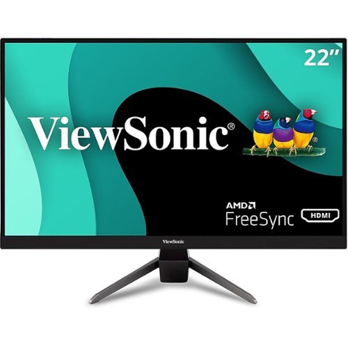 ViewSonic - VX2267-MHD 22" LCD FHD FreeSync Gaming Monitor (HDMI, VGA and DisplayPort) - Black