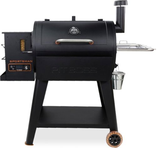 Pit Boss - Sportsman 820 Sq. In. Pellet Grill with Wi-Fi & Bluetooth Connectivity - Black