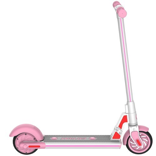 GoTrax - GKS Plus Electric Scooter for Kids w/ 7mi Max Operating Range & 7.5 Max Speed - Pink