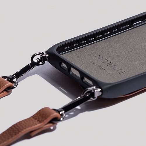 Noémie Wallet & Crossbody Strap Case for iPhone 13 Pro - Tan/Black WORLDWIDE DELIVERY