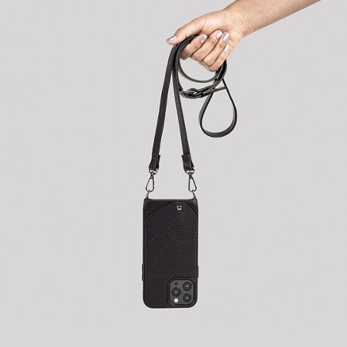 Noémie Wallet & Crossbody Strap Case for iPhone 13 Pro Max & iPhone 12 Pro Max - Black/Black HOW TO BUY