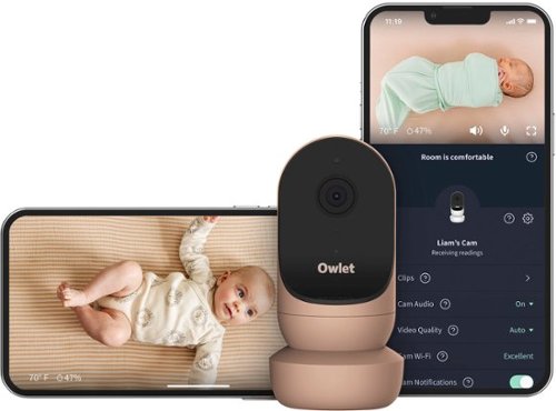 Owlet - Cam 2, HD Video Baby Monitor - Dusty Rose