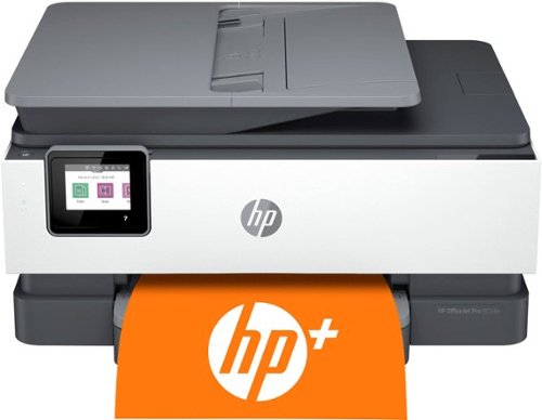  HP - OfficeJet Pro 8034e Wireless All-In-One Inkjet Printer with 12 months of Instant Ink Included with HP+ - White