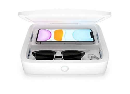 Einova - Eggtronic Mundus Pro UV-C Sanitizer 10W Wireless Charging Pad for Qi-enabled Devices - White