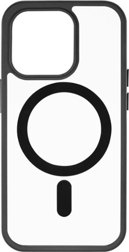 Insignia™ Hard-Shell Case with MagSafe for iPhone 14 Pro - Clear/Black WHERE TO BUY