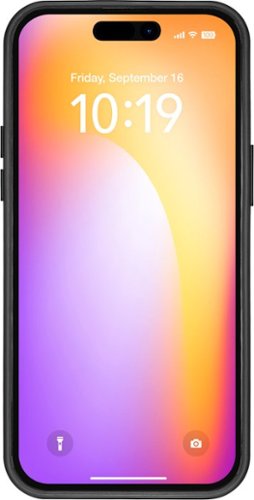 Insignia™ Hard-Shell Case with MagSafe for iPhone 14 Pro - Clear/Black BUY IN MIDDLE EAST