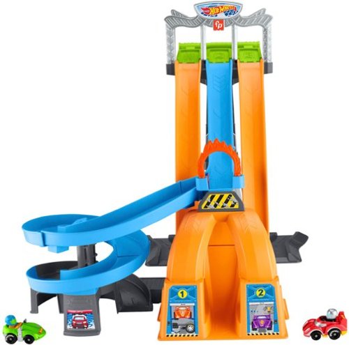 Hot Wheels - Racing Loops Tower by Little People - Blue/Orange
