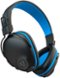 JLab - JBuddies Pro Wireless Over-Ear Kids Headphone - Black/Blue-Front_Standard 