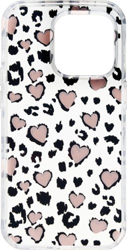 Insignia™ Hard-Shell Case for iPhone 14 Pro - Leopard Hearts WORLDWIDE DELIVERY