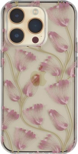 Insignia™ - Hard-Shell Case for iPhone 14 Pro Max - Floral Vine
