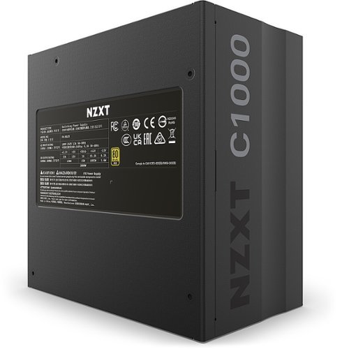 NZXT C -1000W ATX 3.0 80 Plus Gold Fully Modular Power Supply - Black WHERE TO BUY